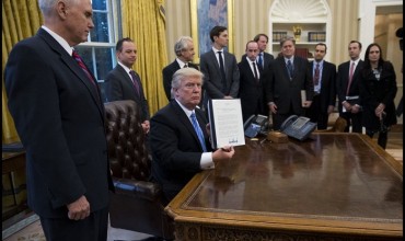 President Donald Trump Signs Executive Order to Defund International Planned Parenthood
