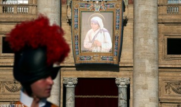 Pope’s challenge to follow in Mother Teresa’s footsteps