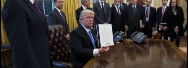 President Donald Trump Signs Executive Order to Defund International Planned Parenthood